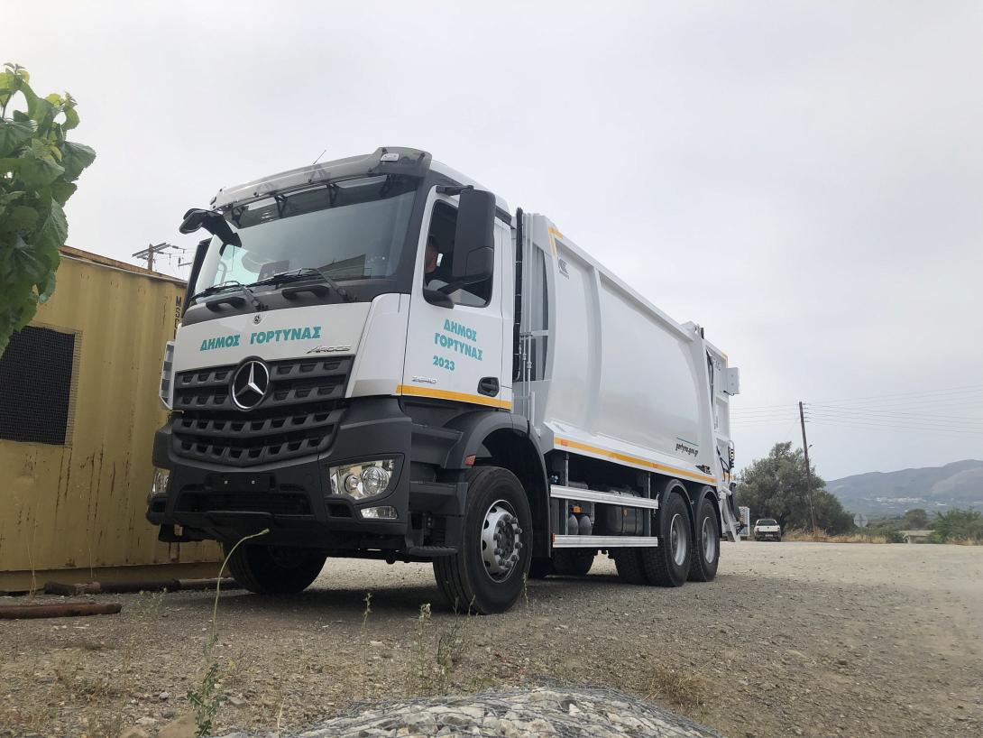 απορριμματοφορο - δήμος γορτυνας