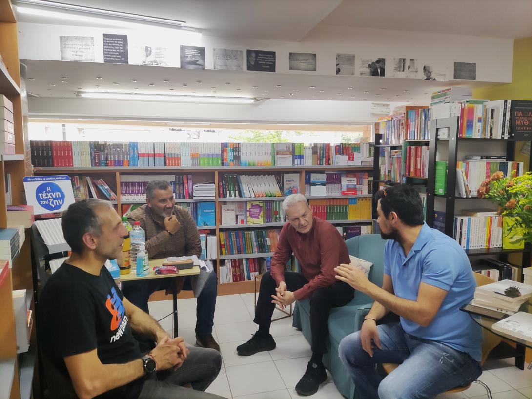 Συνάντηση του υπ. Δημάρχου Αλέξη Καλοκαιρινού με το Σύλλογο Εκδοτών & Βιβλιοχαρτοπωλών