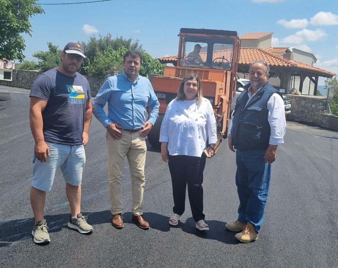 Αυτοψία στο οδικό έργο Αρχοντικό-Αρκαλοχώρι από τον Αντιπεριφερειάρχη Ηρακλείου