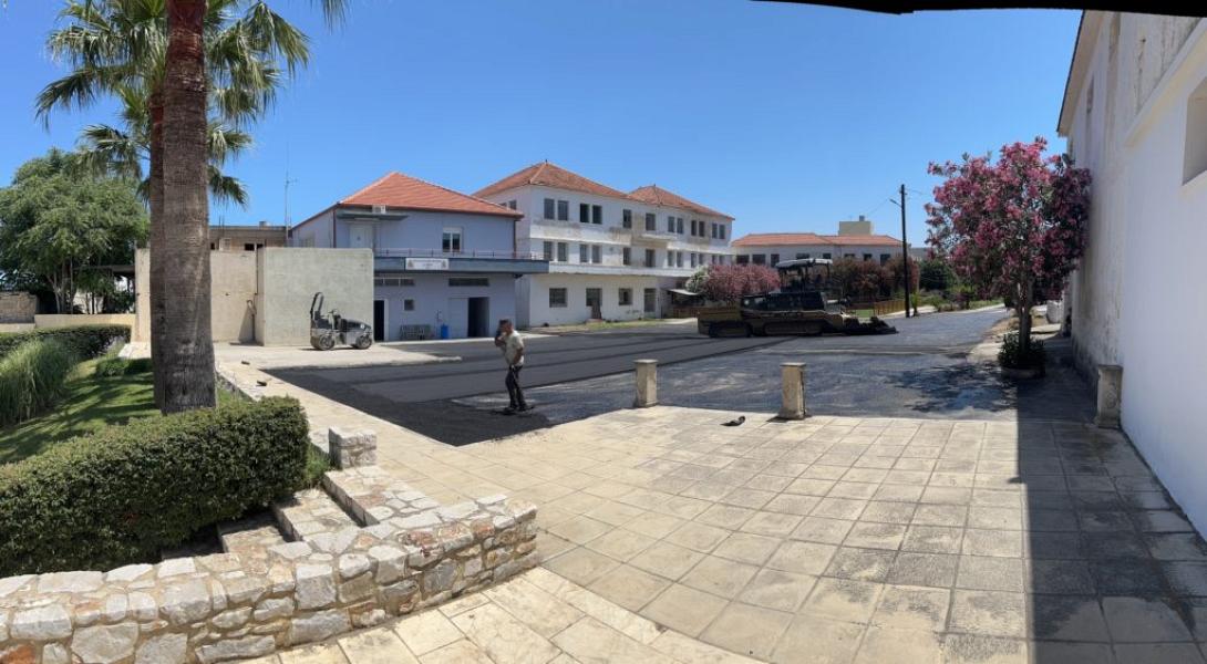 μητροπολη κισαμου ασφαλτόστρωση