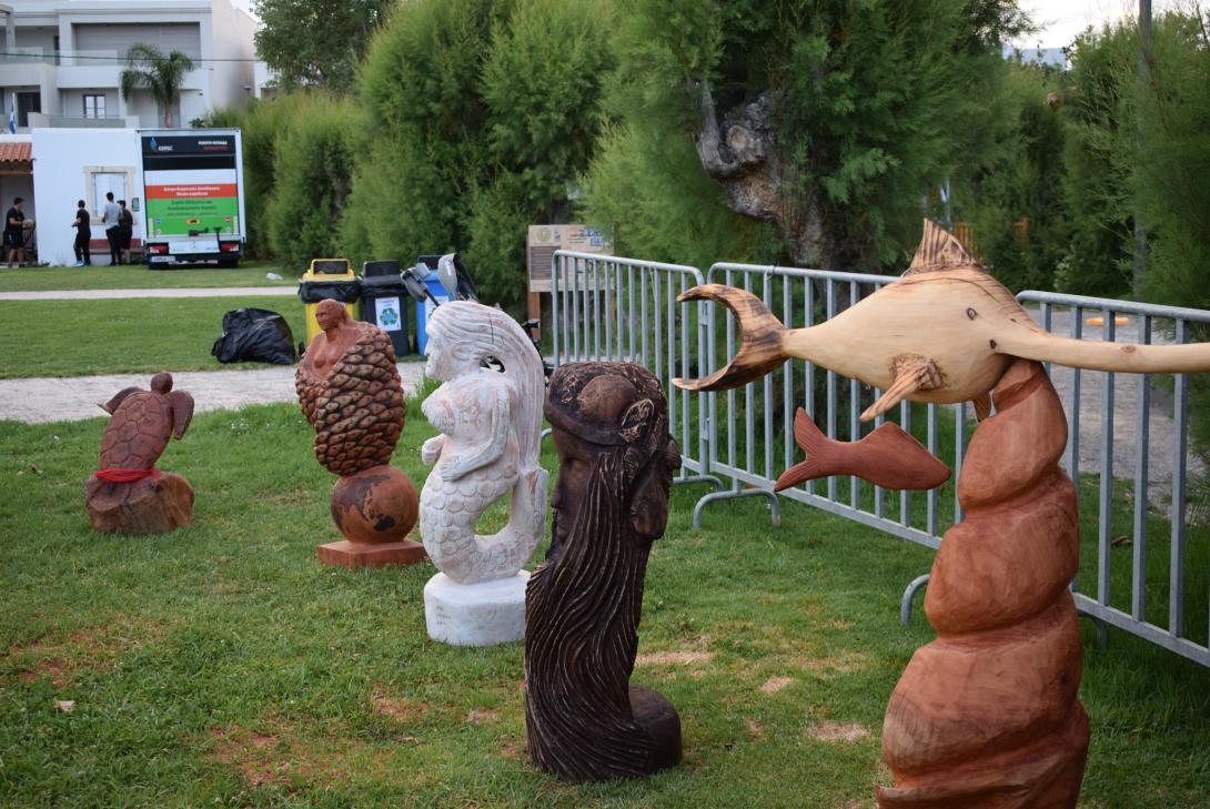 Ολοκληρώθηκε το 4ο Συμπόσιο Γλυπτικής επί Ξύλου