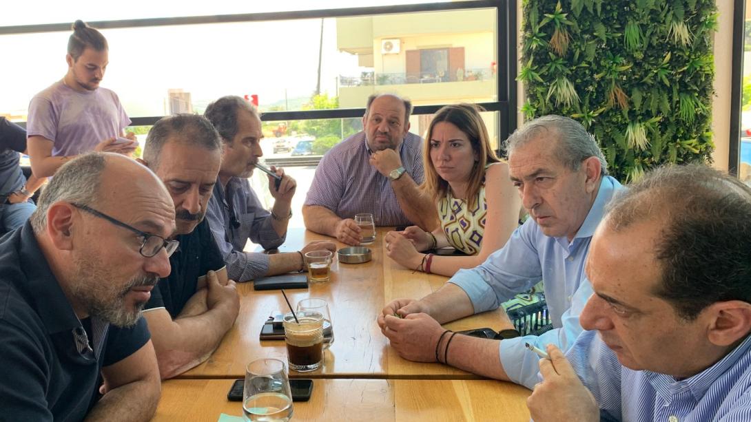 Εξορμήσεις στελεχών του ΣΥΡΙΖΑ - Προοδευτική Συμμαχία στο νομό Ηρακλείου