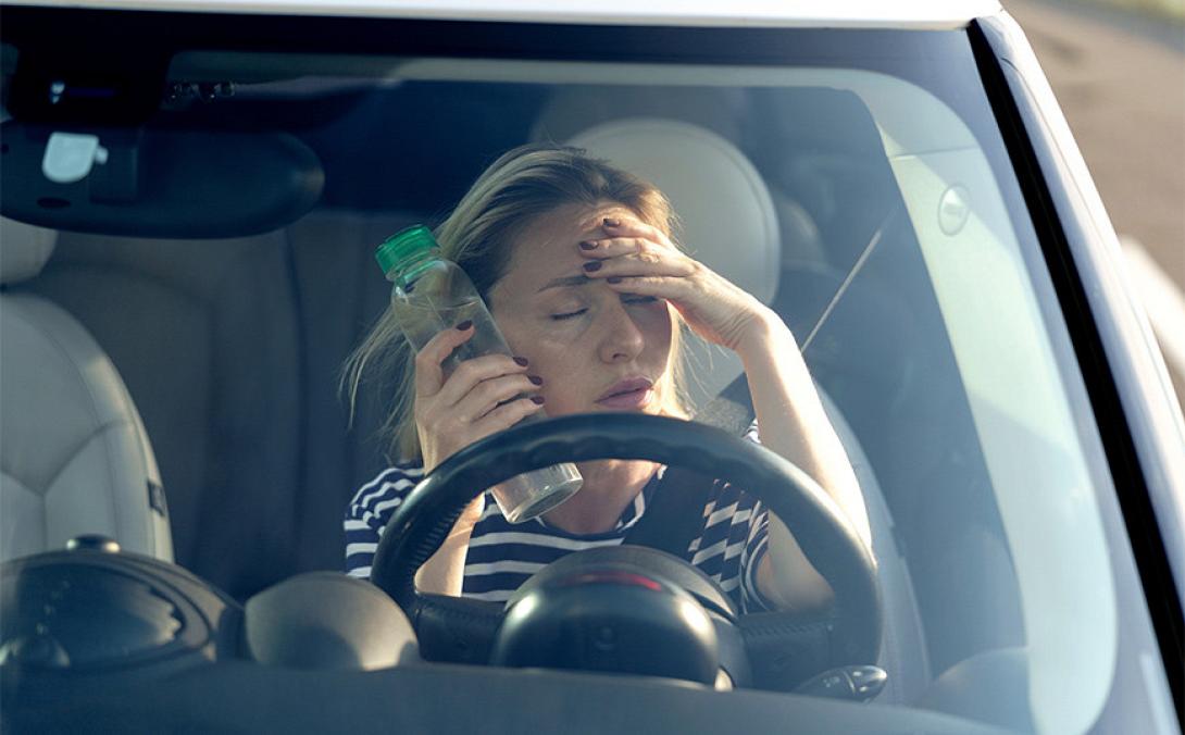 οδηγηση - ζέστη