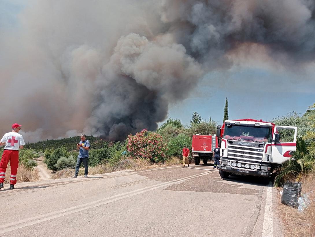 φωτιά ρόδος