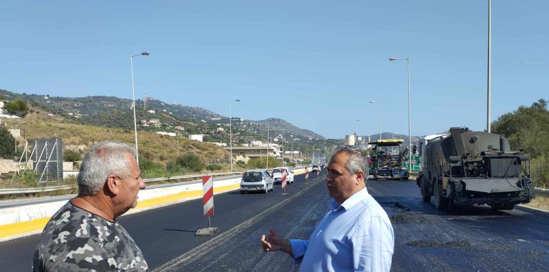 Νέα αυτοψία του Αντιπεριφερειάρχη Τεχνικών Έργων Νίκου Σκουλά