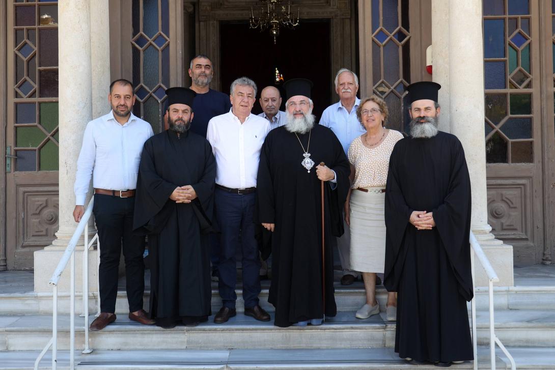 Η Περιφέρεια χρηματοδοτεί τα έργα αναστήλωσης του Ιερού Μητροπολιτικού Ναού του Αγίου Μηνά