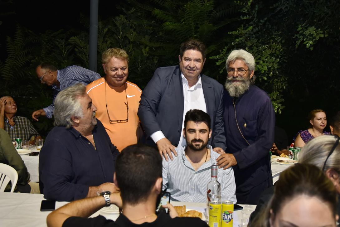 Με ευχές υποδέχθηκαν τον Μιχάλη Καραμαλάκη στις Βούτες