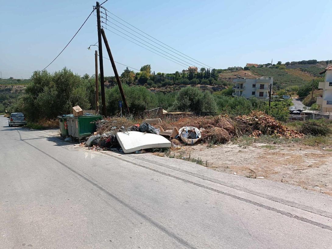 Γούρνες Τεμένους - Σκουπίδια