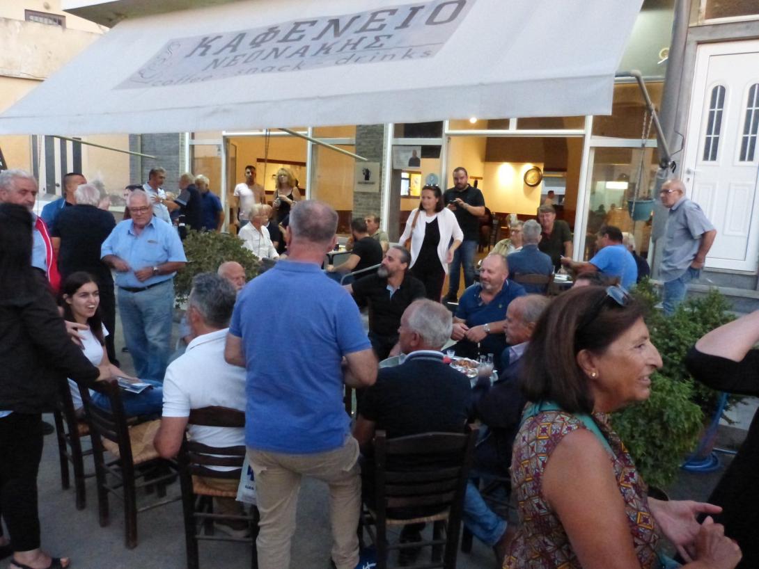 Συνεχίζει τις περιοδείες σε χωριά του δήμου Γόρτυνας ο υποψήφιος δήμαρχος Αθανάσιος Παπανικολάου