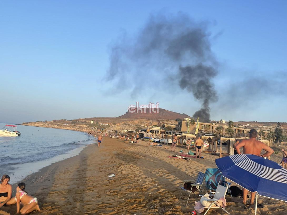 Η φωτιά κινητοποίησε την Πυροσβεστική