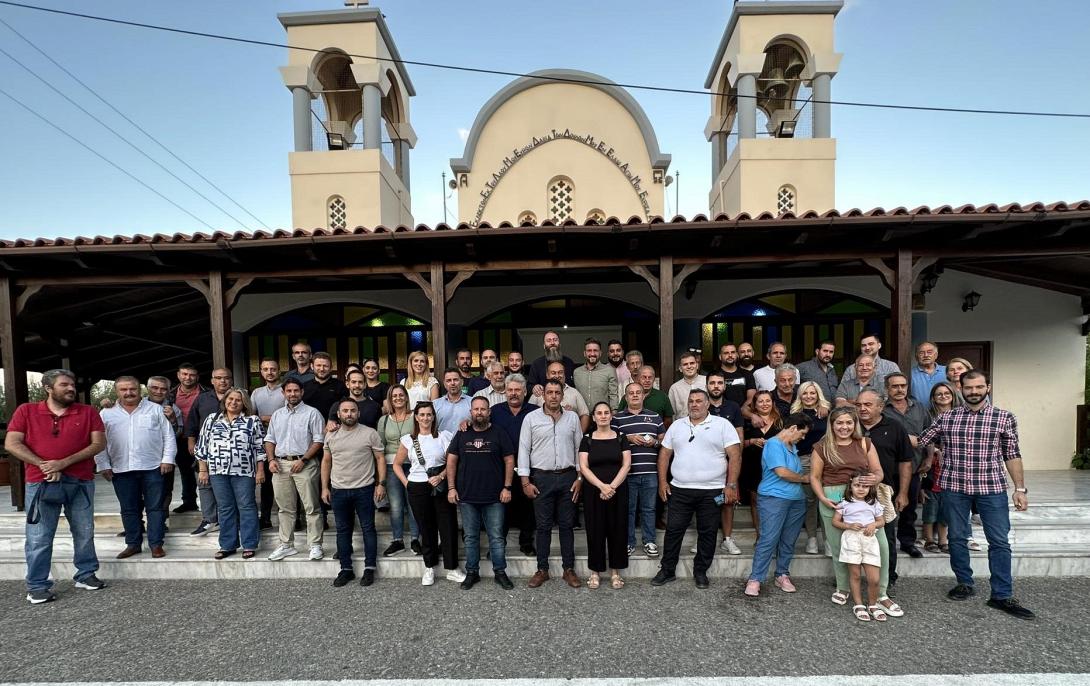 Ιδιαίτερα θερμή η υποδοχή των κατοίκων του Πολυδρόσου στο Μενέλαο Μποκέα