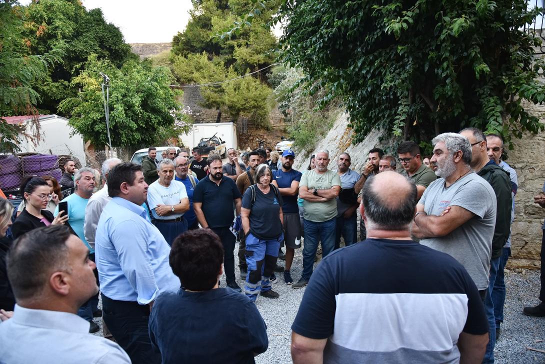 Μιχάλης Καραμαλάκης: Μέλημά μας η στελέχωση του δήμου Ηρακλείου με προσωπικό