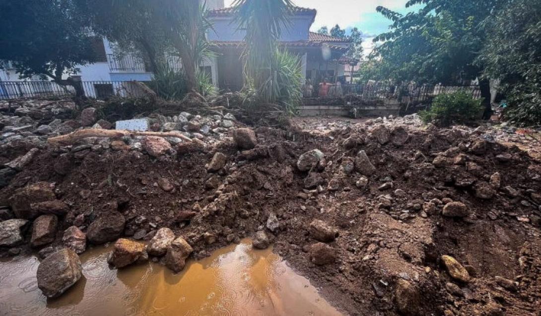 κακοκαιρία στη Θεσσαλία