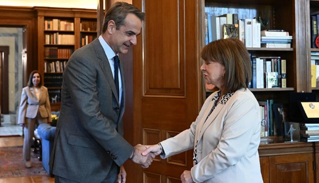 Ο Κυριάκος Μητσοτάκης θα συναντηθεί με την Πρόεδρο της Δημοκρατίας