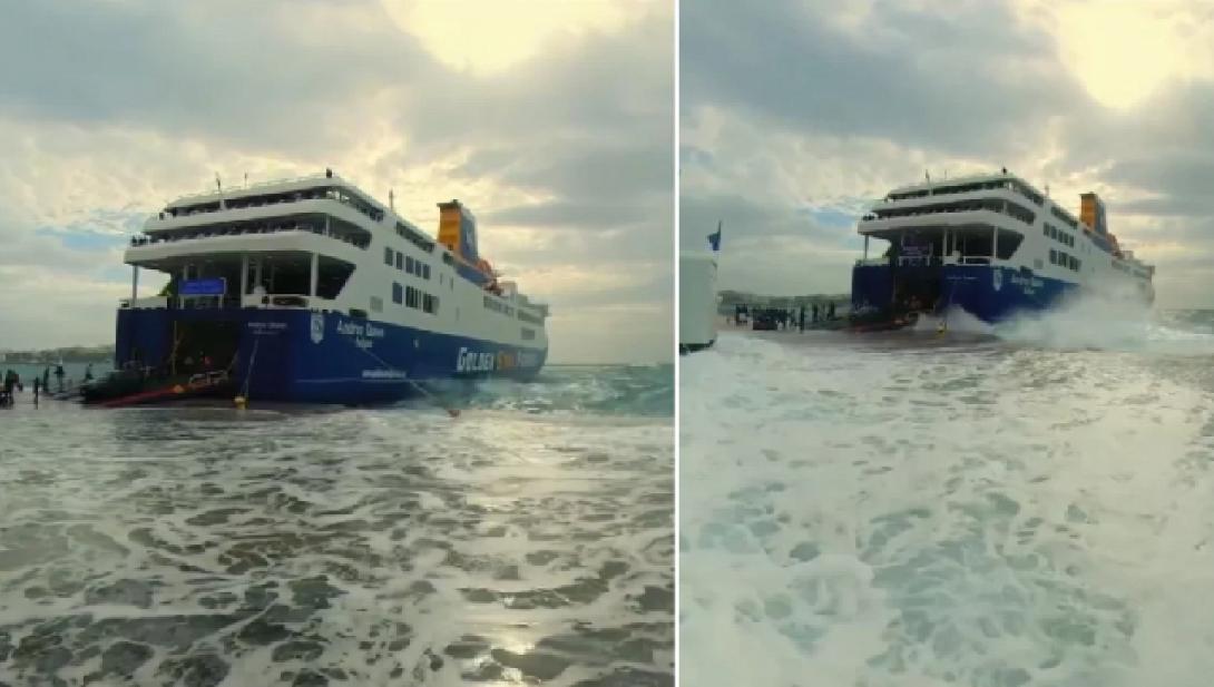 Τήνος λιμάνι κύματα