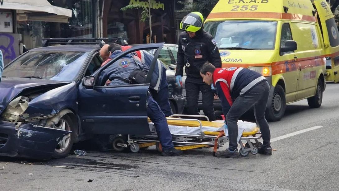 τροχαίο θεσσαλονίκη