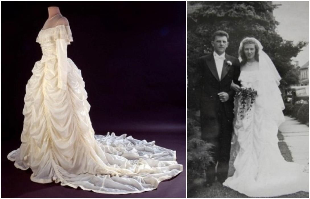 νυφικό αλεξίπτωτο Β' παγκόσμιος