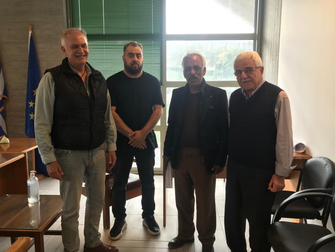 συναντηση αντιδημαρχου με Ρομά