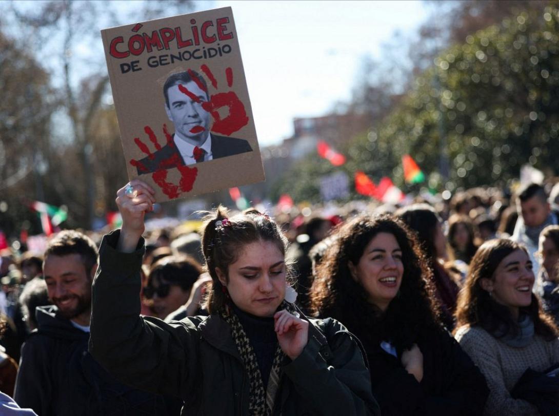Ισπανία - Διαδήλωση για την Παλαιστίνη 
