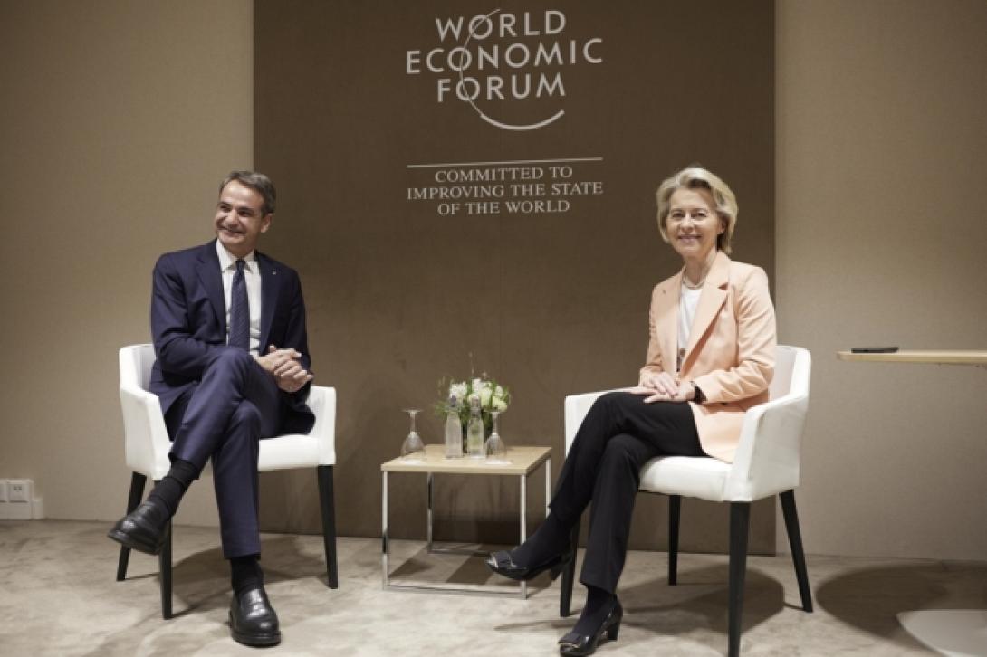 Συνάντηση Μητσοτάκη – Φον ντερ Λάιεν