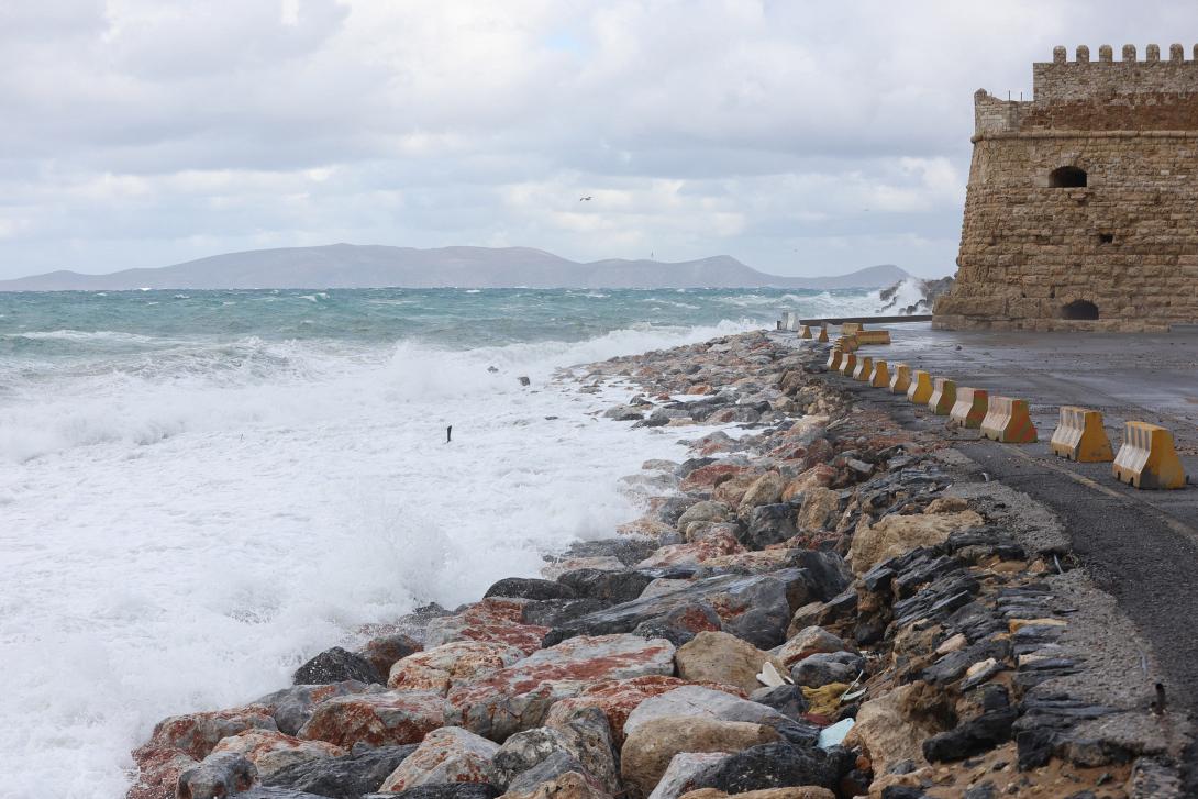 Κακοκαιρία - Λιμάνι Ηρακλείου