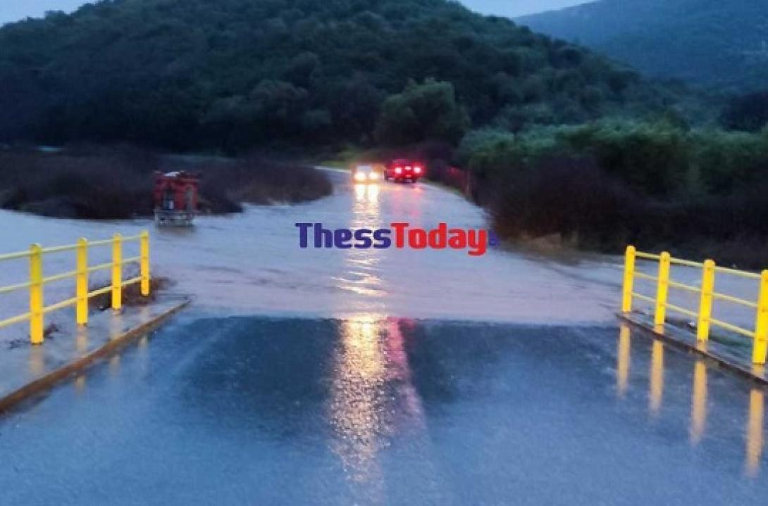 Χαλκιδική κακοκαιρία πλημμύρες