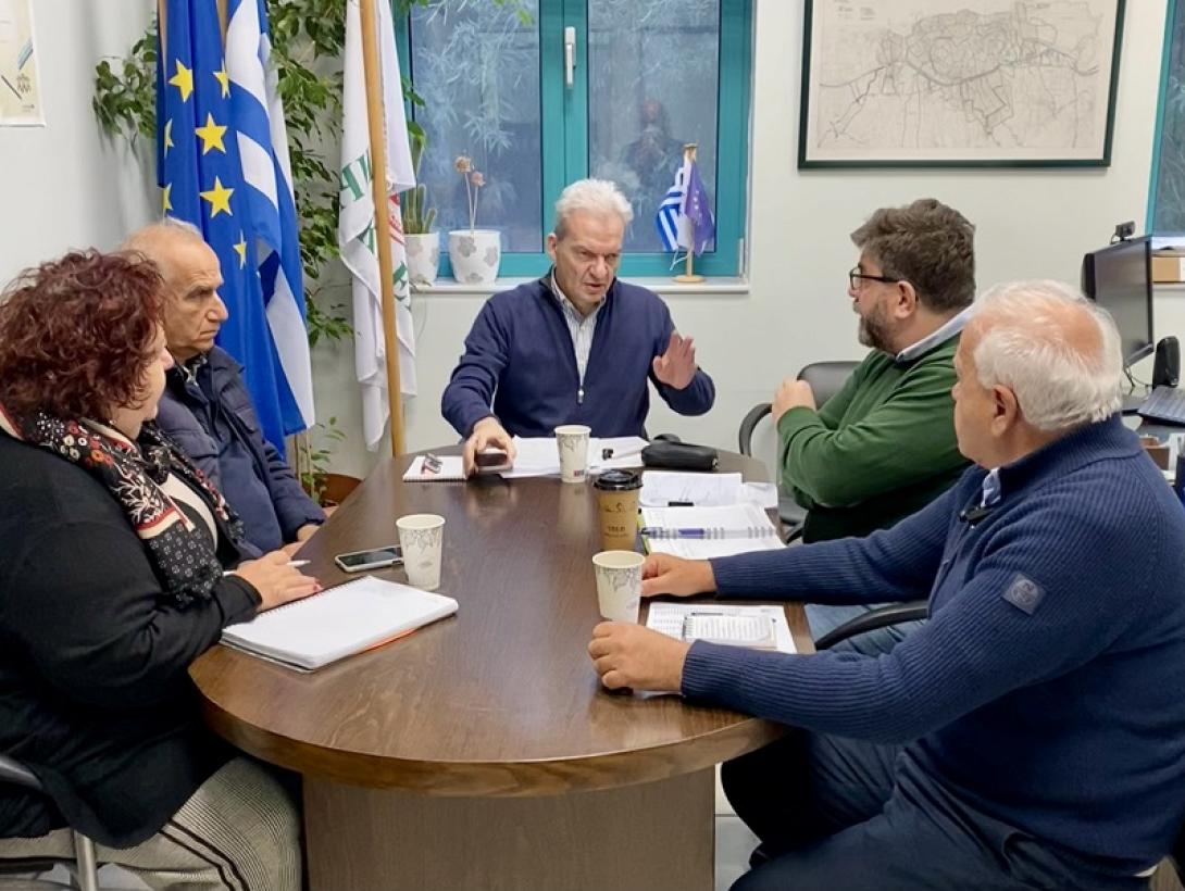 Ο Αλέξης Καλοκαιρινός στην ΔΕΥΑΗ