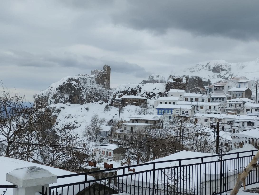 Σαμοθράκη χιόνια 2
