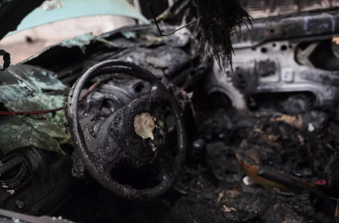 καμμένο αυτοκίνητο