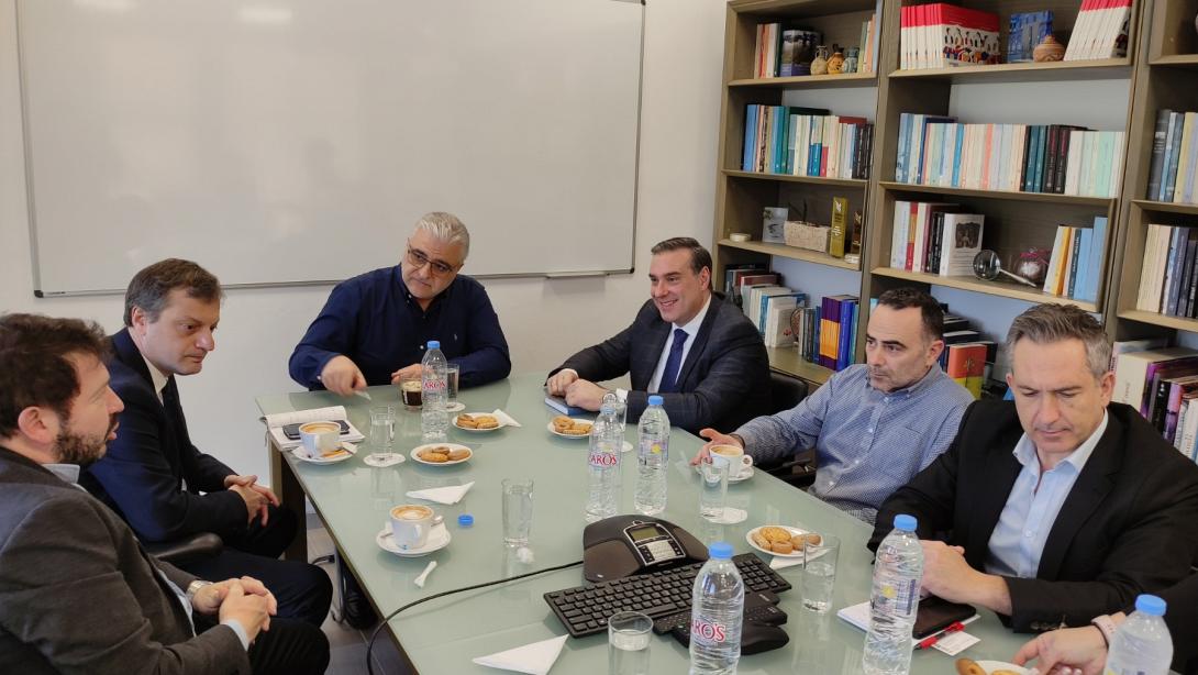 συναντηση ΙΤΕ με αντπεριφερειάχη διασυνδεσης