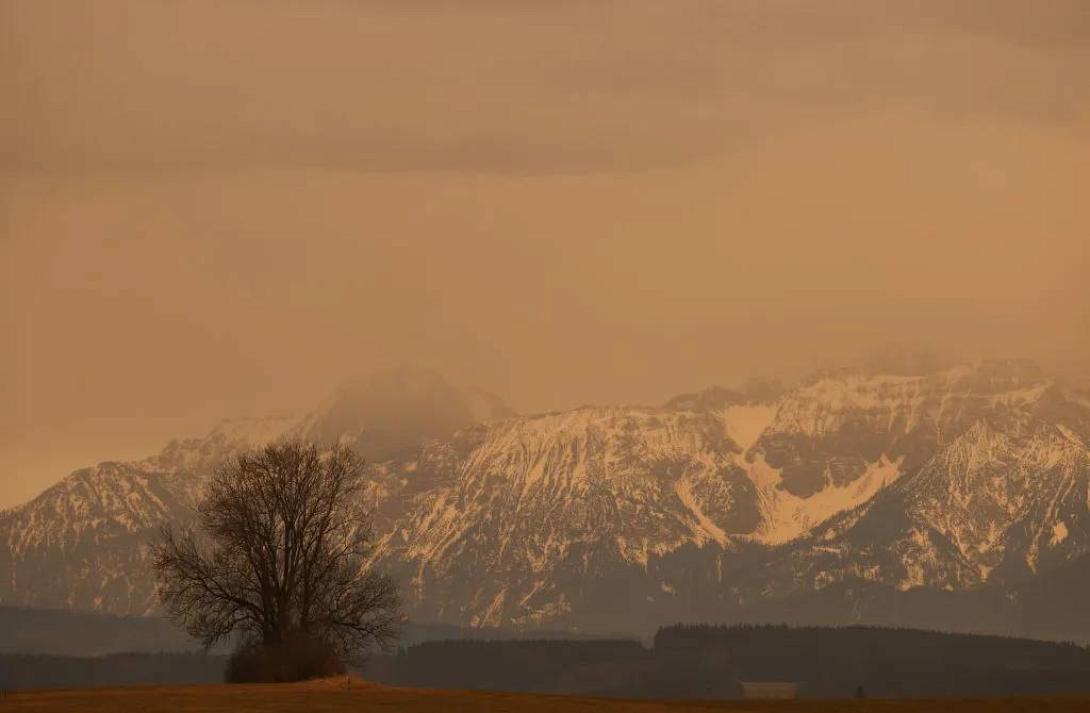 αφρικανική σκόνη - Ελβετία 