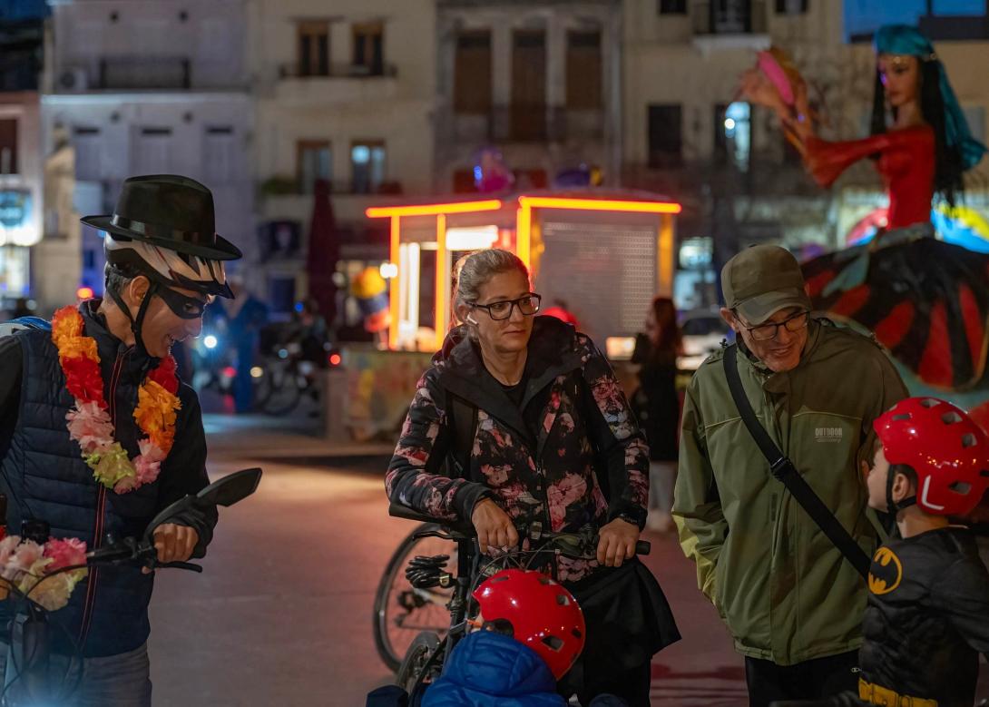 ποδηλατοβόλτα ρεθεμνιώτικο καρναβάλι