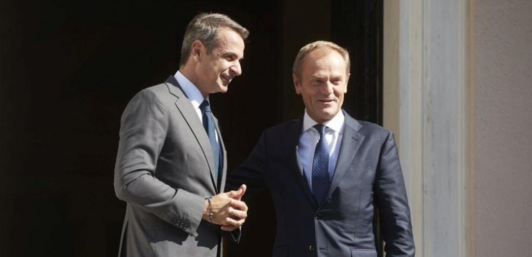  Μητσοτάκης - Τουσκ