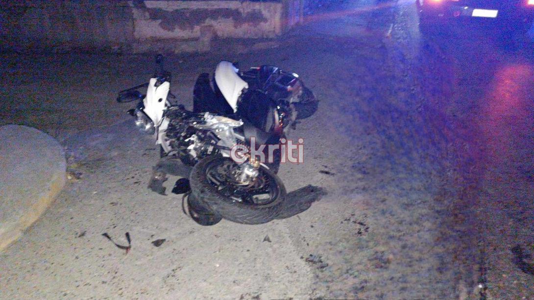 Τροχαιο με μηχανακι