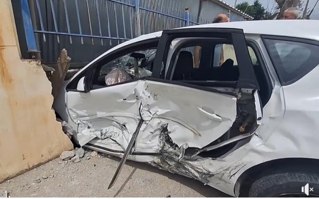 τροχαιο στο Τυμπάκι