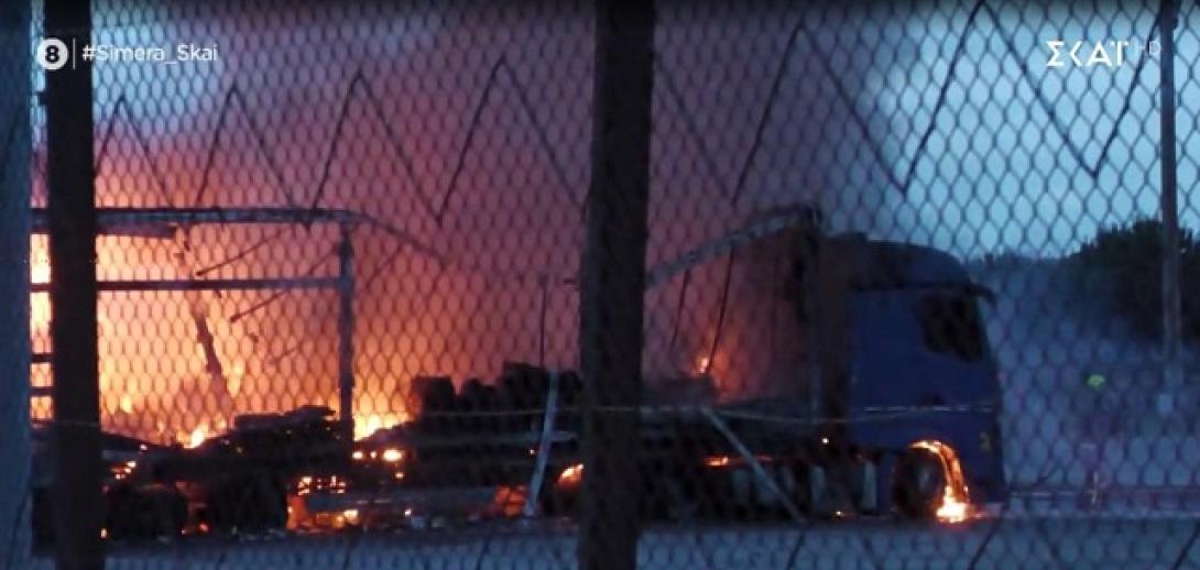 φωτιά λιμάνι θεσσαλονίκης