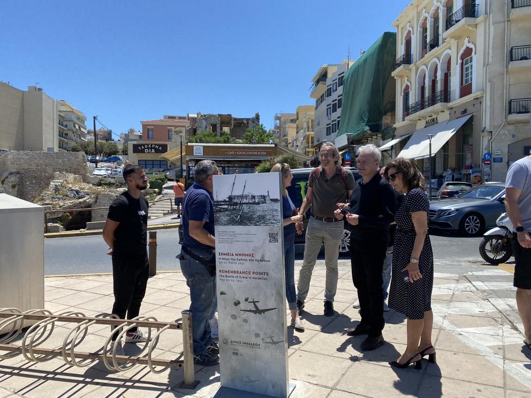 Έξι «Σημεία Μνήμης» για την Μάχη του Ηρακλείου