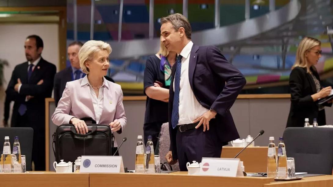 μητσοτάκης ούρσουλα φον ντερ λάιεν