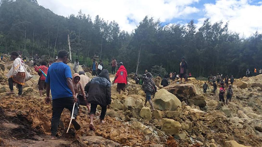 κατολισθηση παπουα
