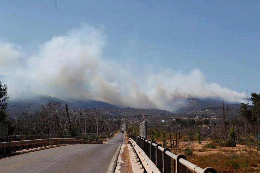 φωτιά - Πάρνηθα