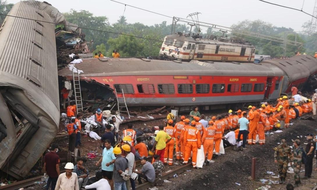 Σύγκρουση τρένων στην Ινδία 