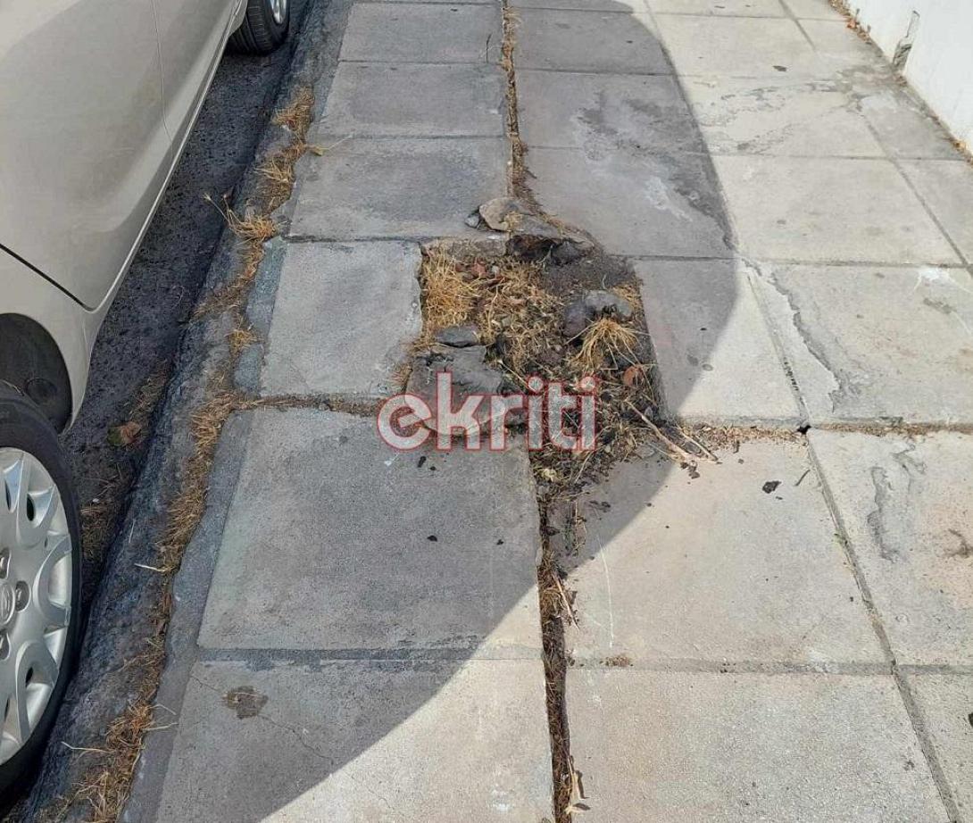 πεζοδρόμιο ηράκλειο