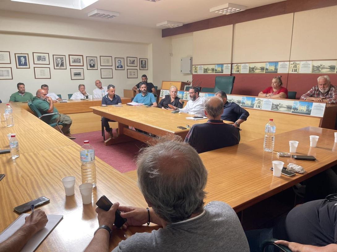 σύσκεψη νερό δήμος ηρακλείου