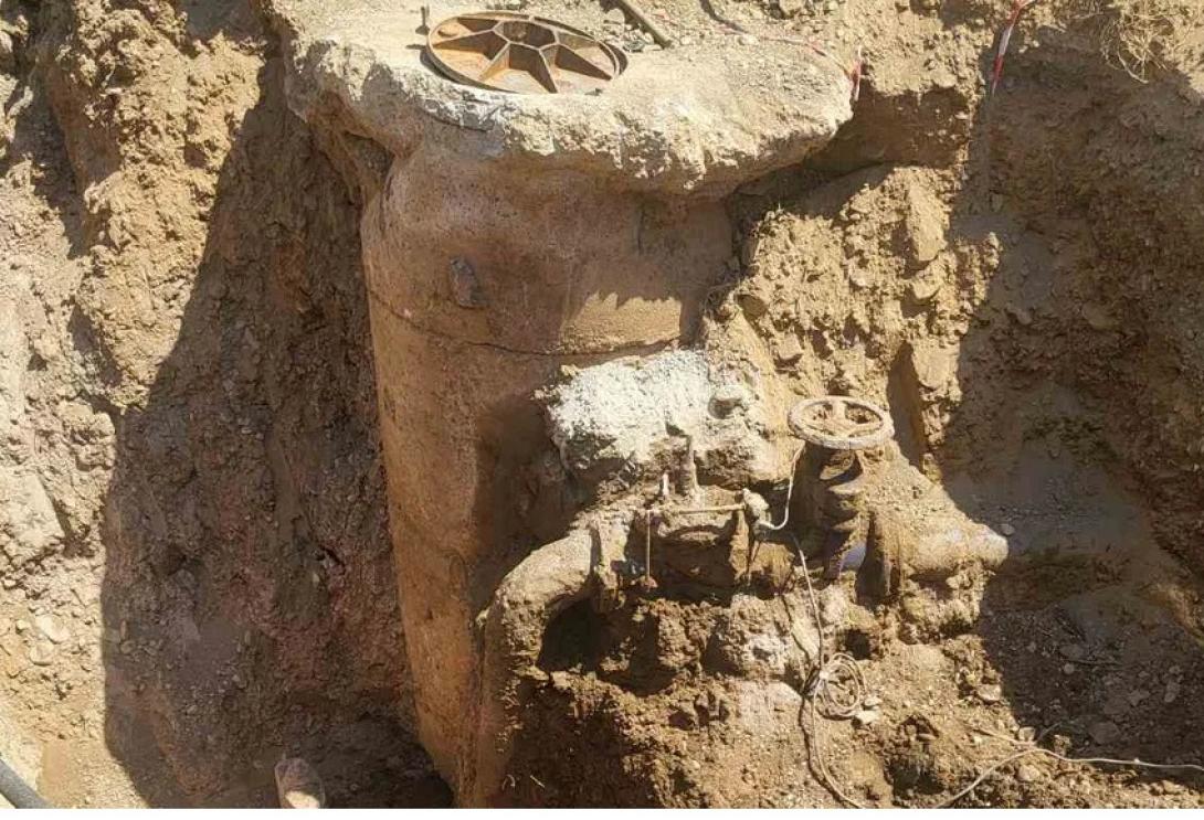 Φράγμα Φανερωμένης αγωγοί