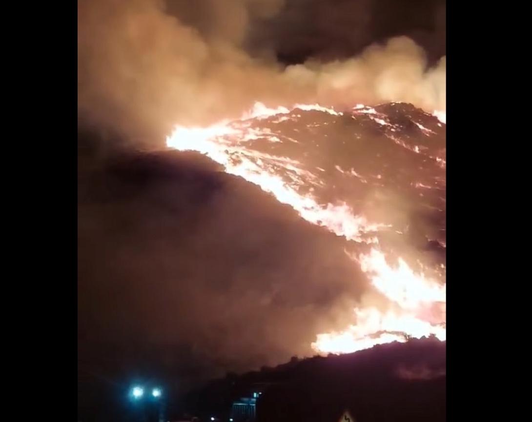 φωτια στο Γεράκι