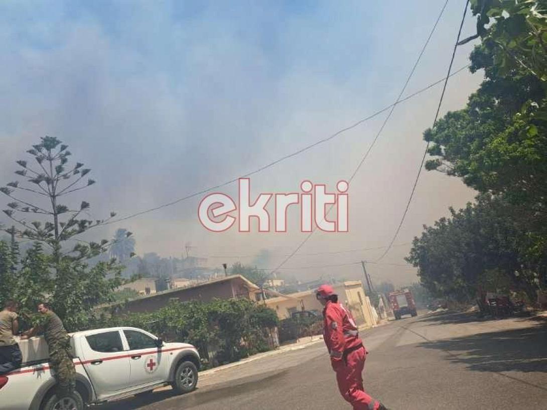 φωτια στο ρεθυμνο