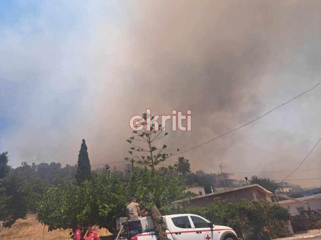 φωτια στο ρεθυμνο