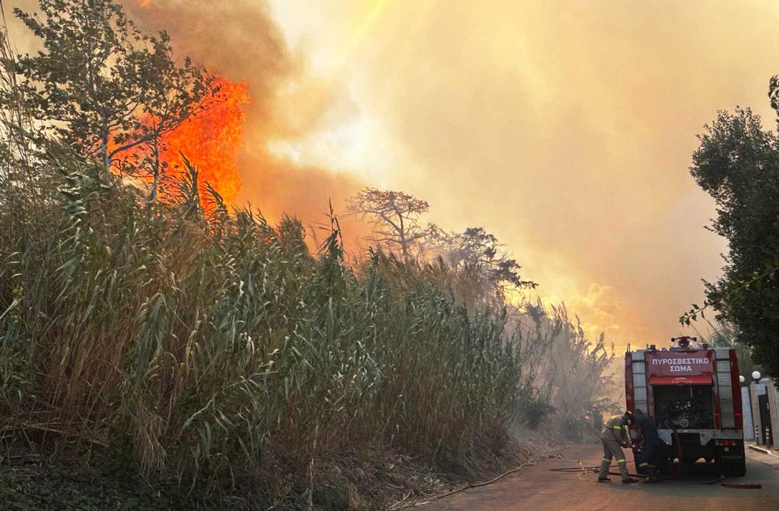 φωτια πλατανιας