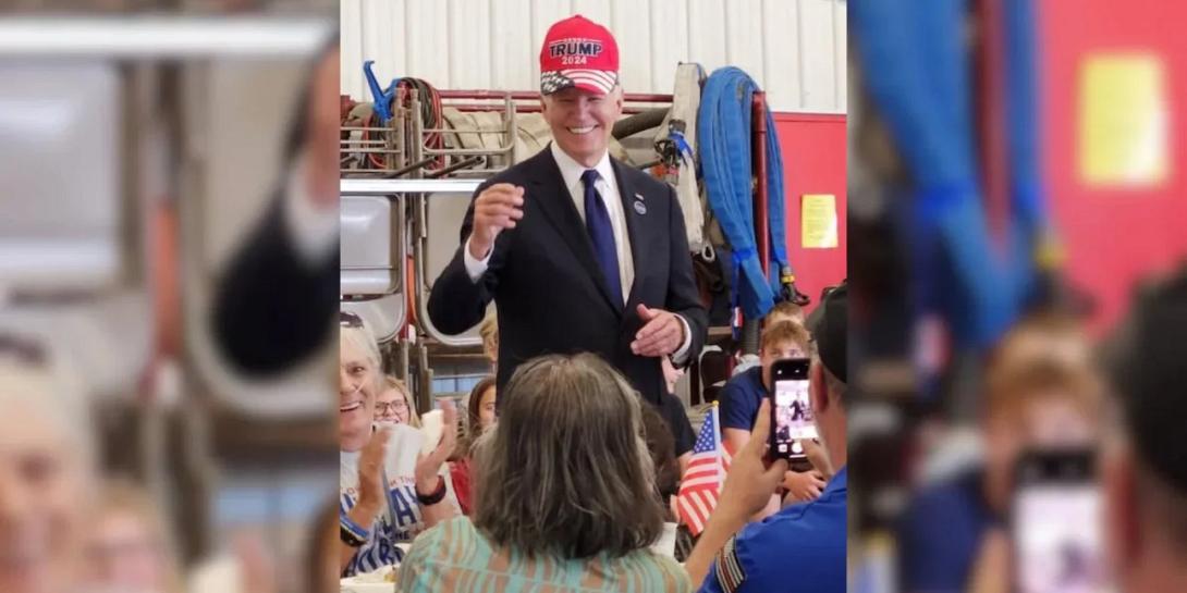 Μπάιντεν καπέλο Τραμπ