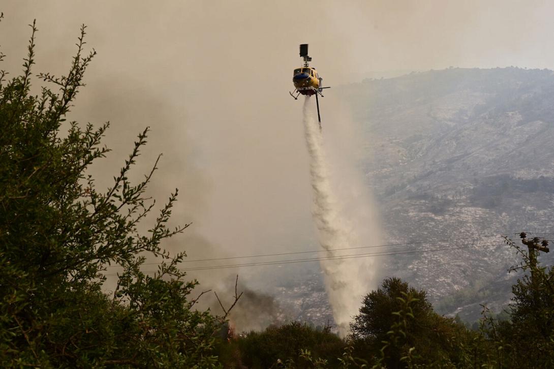 Πυρκαγιά στην Κορινθία